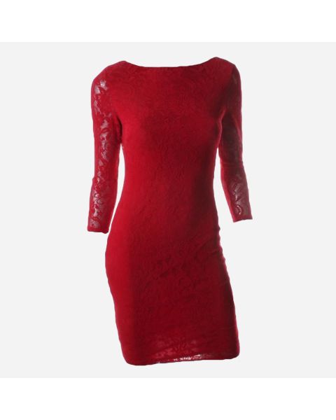 Red Lace Clubwear Dress